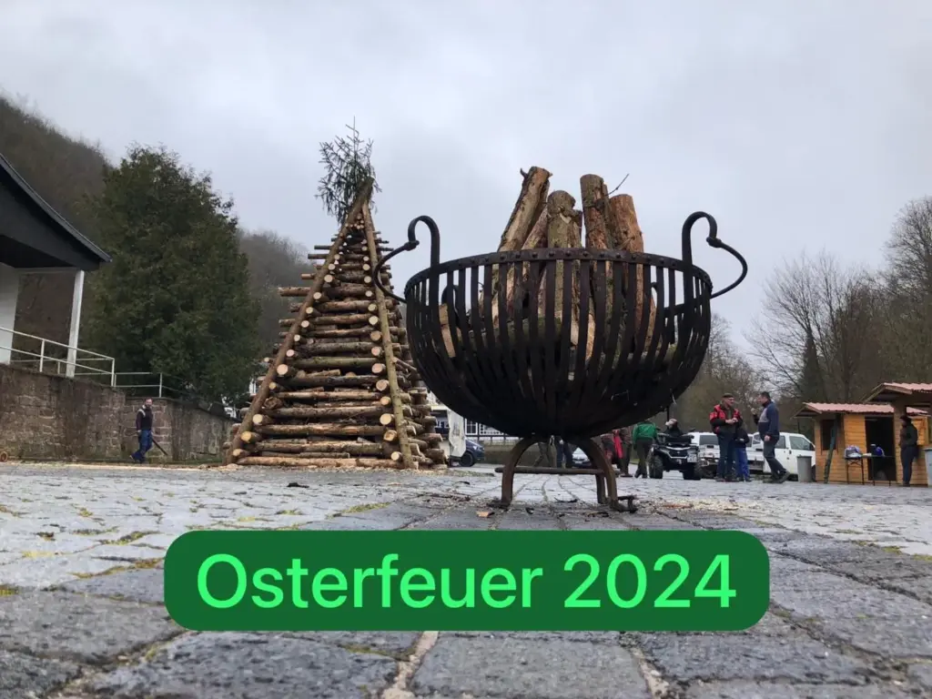 Osterfeuer 2024: ein Abend in Gemeinschaft – Aufnahme 2